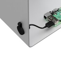 USB 2.0 Typ-A Metall-Einbaubuchse mit Verlängerungskabel