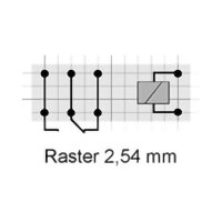 Finder-Steckrelais Serie 40.61, 1x UM, 250V/16A, 24VDC, RM 5mm