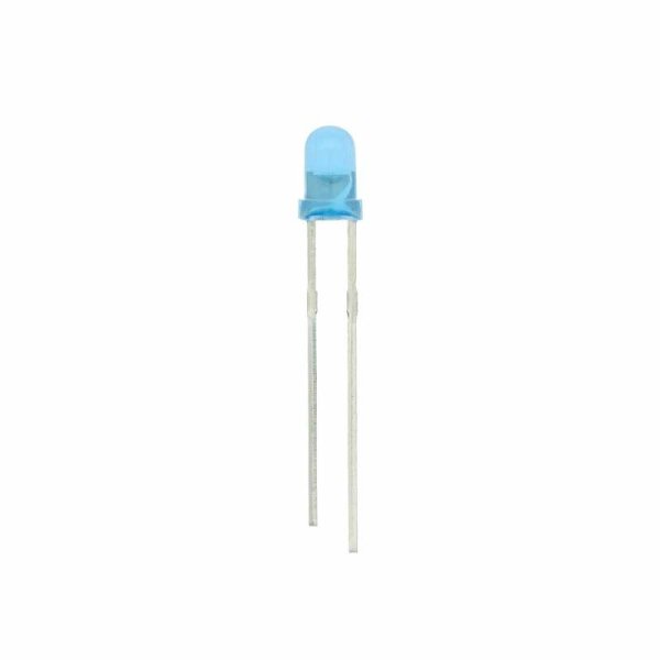 Superhelle LED 3mm / blau / diffus / 1000mcd / 40°