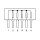 Widerstandsnetzwerk / 4 (Wid.) 5 (Pins) / Sternschaltung