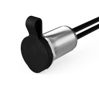 USB Typ-C Power Delivery Doppel-Einbaubuchse mit Verlängerungskabel