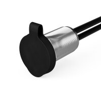 USB Typ-C Power Delivery Doppel-Einbaubuchse mit Verlängerungskabel