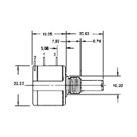 Präzisions-Spindelpotentiometer / 2,0 kOhm / 10 Gänge / 6,35 mm
