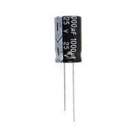 Elko / radial / 100 µF/ 25 V / RM 2,5 / 85° / 20%