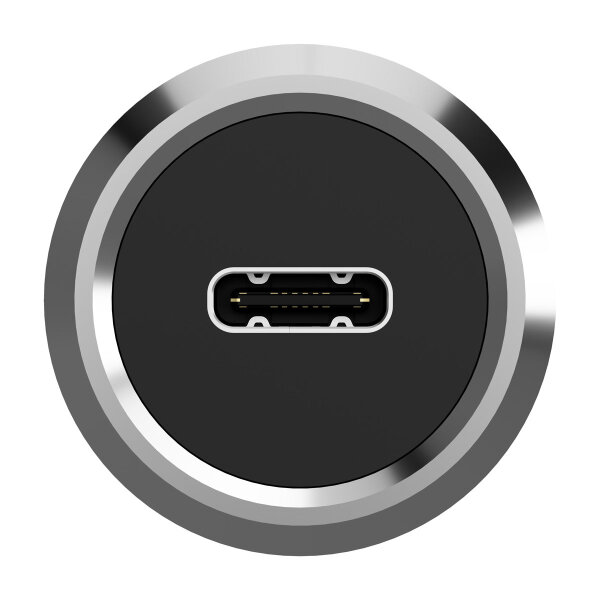 Edelstahl mit Kunststoff-Front