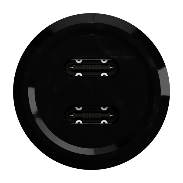 Aluminium eloxiert schwarz matt